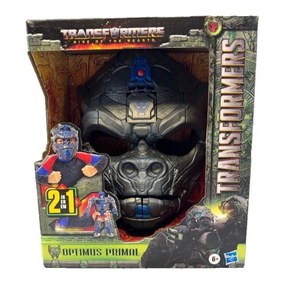 Hasbro Other - Transformers Rise of the Beasts Optimus Primal 2 in 1 Converting Mask